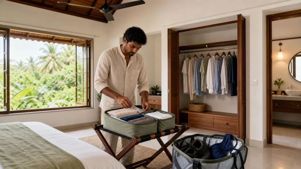 How to Store Clean Clothes During Humid Travel