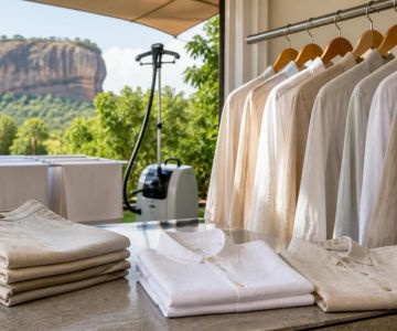 Linen Travel Clothes in Sigiriya: Confirm Wash, Pressing, and Drying