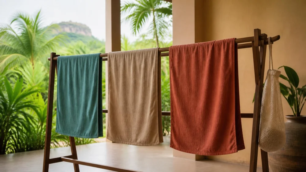 Travel Towel Laundry in Sigiriya: Wash, Rinse, and Dry