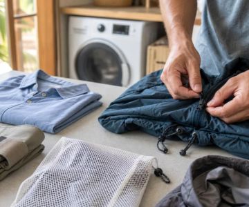 Before the Wash: Secure Zips, Fasteners and Drawstrings