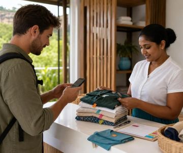 Sigiriya Laundry Handoff: Count, Mark, and Photograph Items