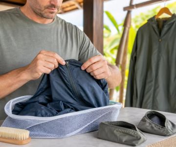 Zippered Travel Clothes: Inspect, Close, Protect, Wash, and Air-Dry