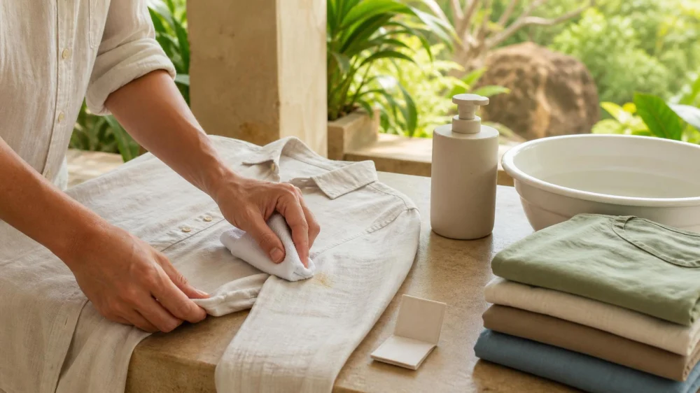 Sunscreen Stains on Travel Clothes: Blot, Check, and Wash