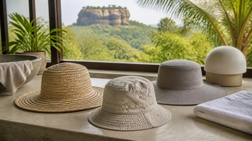Sun Hat Laundry in Sigiriya: Shape, Sweat, and Drying