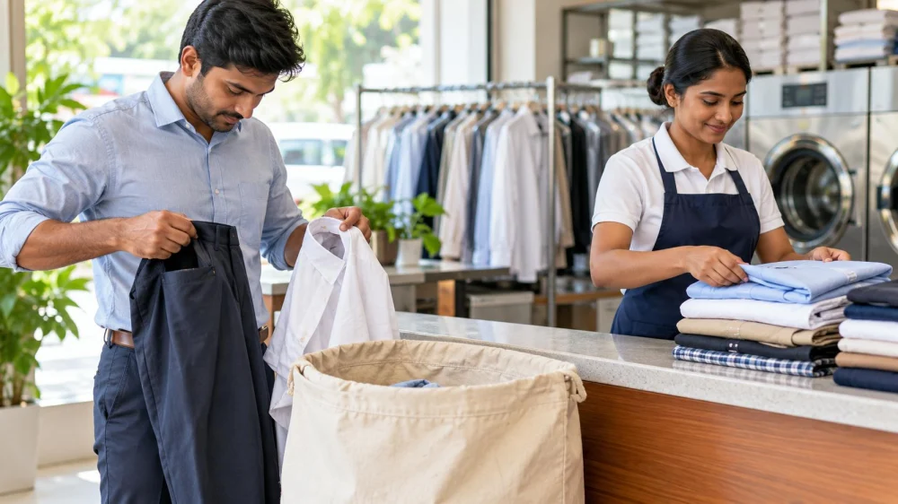 Laundry Pickup Bag Check: Pockets, Count, and Contact