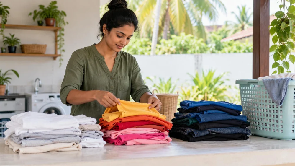 Laundry Colour Sorting: Fabric, Dye Risk, and Wash Plan