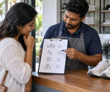 Laundry Shoe Washing Request: Material, Drying, and Risk