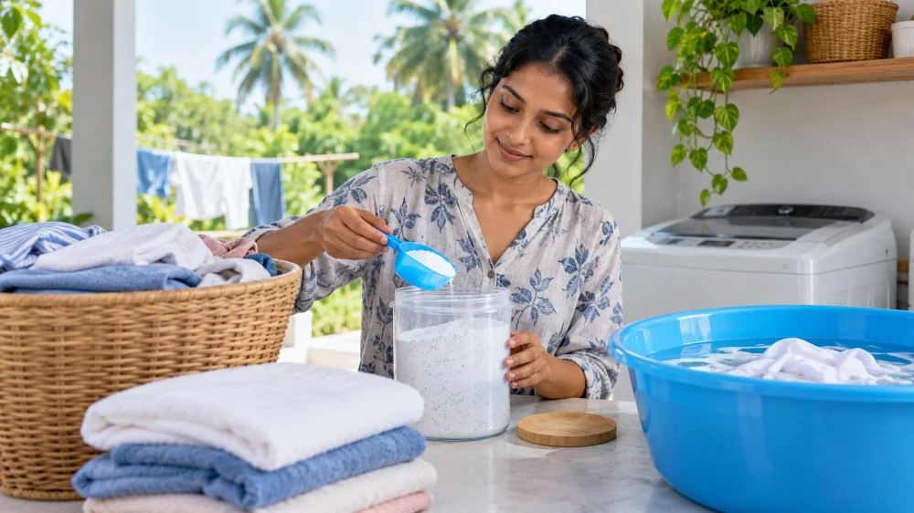 Laundry Detergent Dose: Water, Load, and Residue