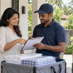 Laundry Collection Handoff: Item Count, Finish, and Receipt
