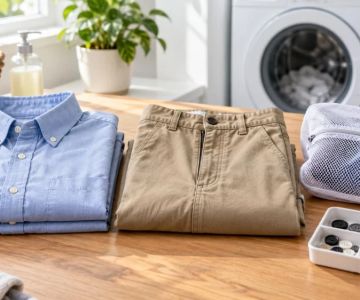 Laundry Button and Zip Prep: Fasten, Protect, and Count