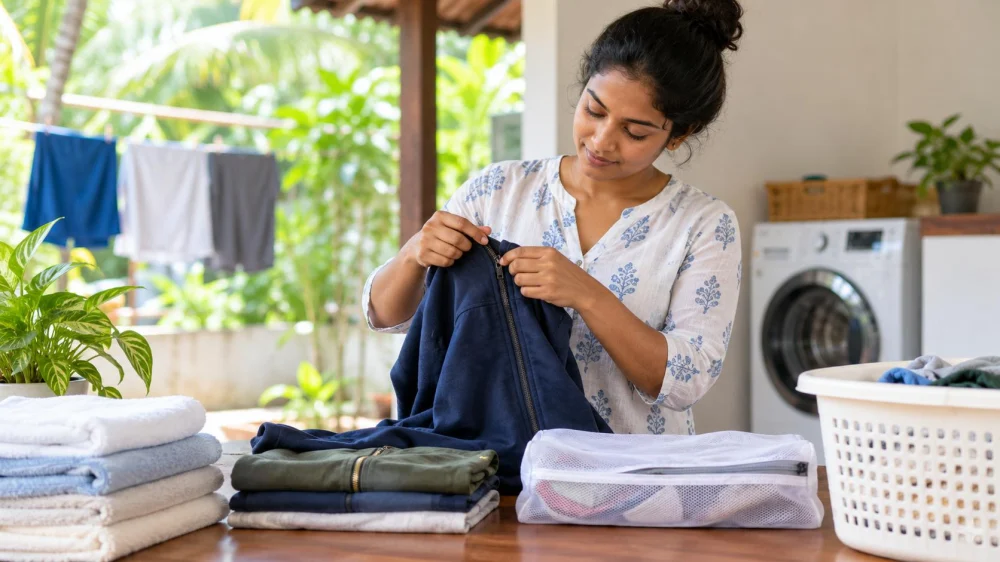 Laundry Zipper Care: Close, Protect, and Inspect