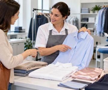 Laundry Ironing Request: Heat, Finish, and Hanger Choice